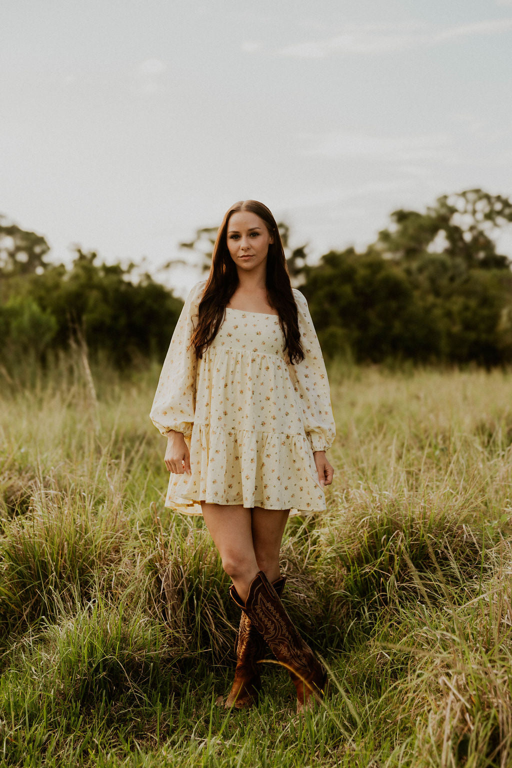 Cottage Rose Babydoll Dress
