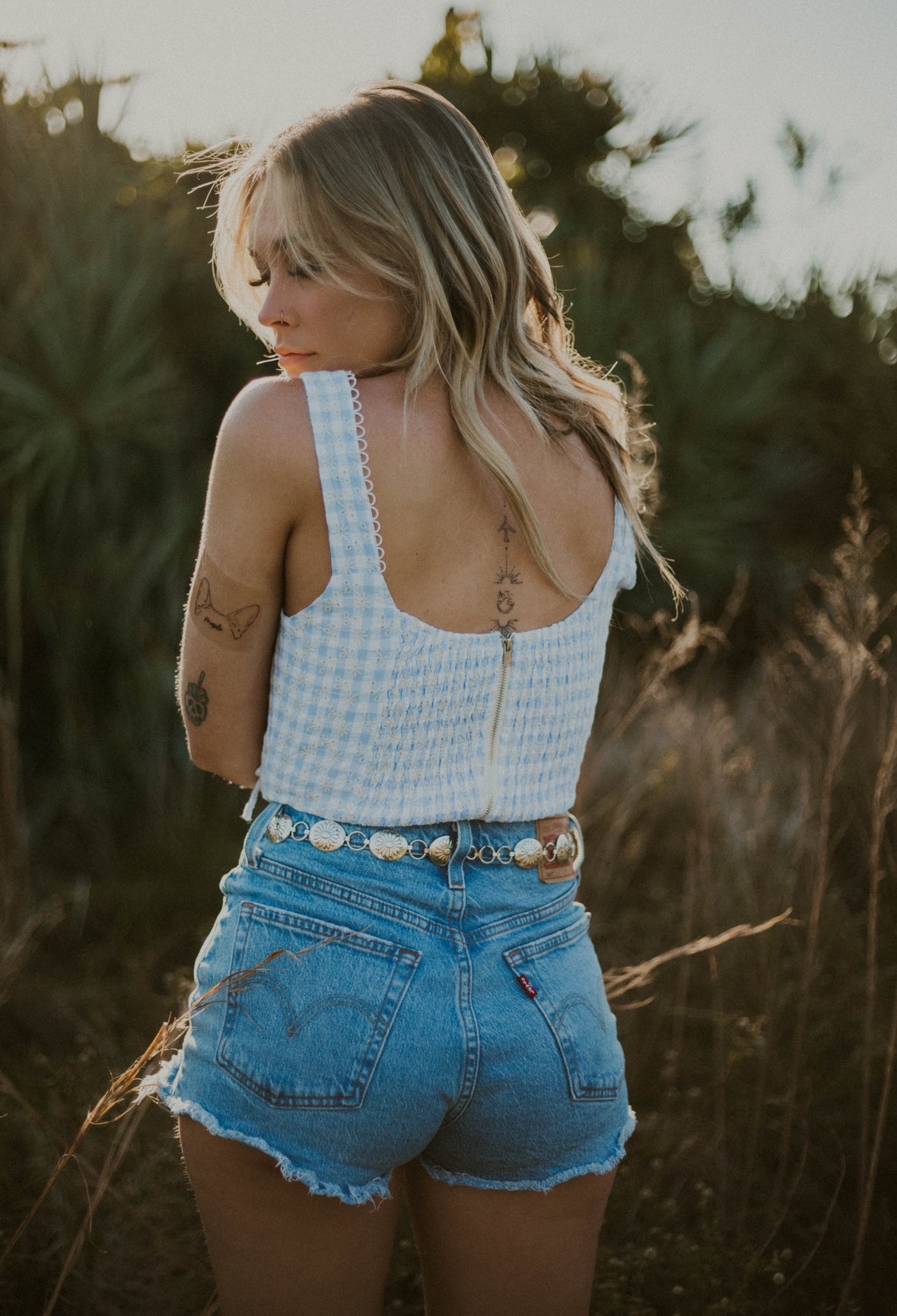 Farmers Daughter Plaid Top