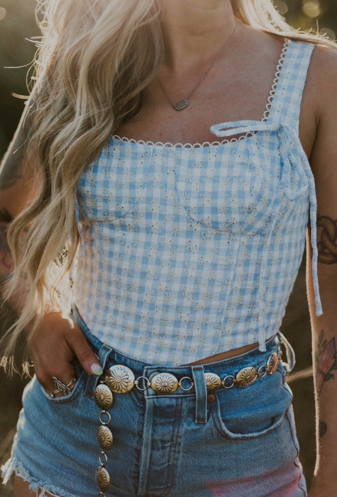 Farmers Daughter Plaid Top