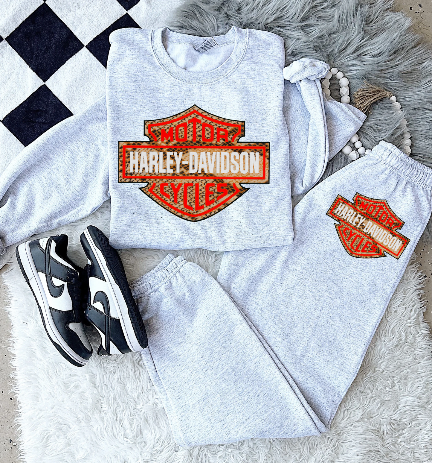 Snake Skin Harley Sweat Set
