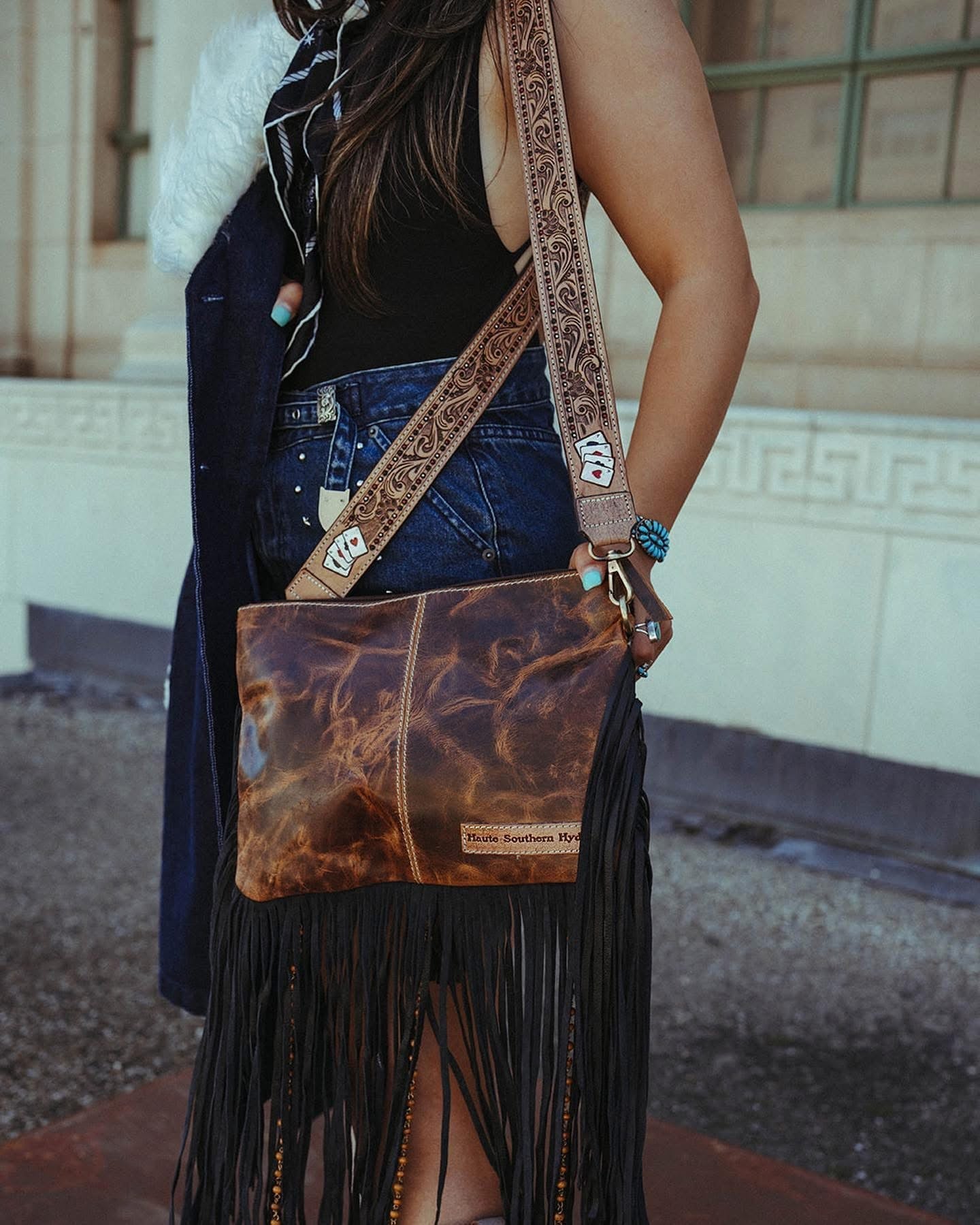 Don’t Chase Cowboys Crossbody