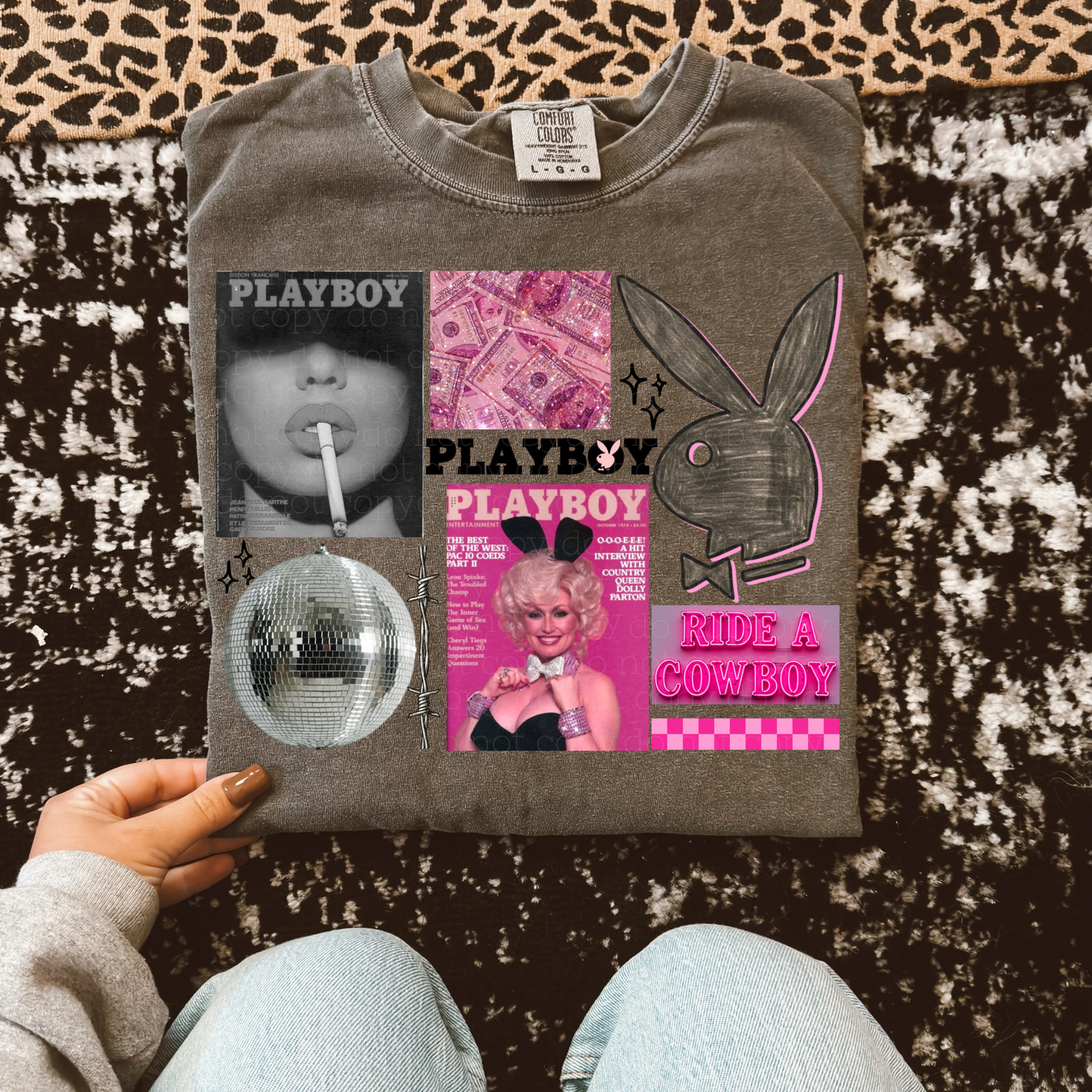 PlayBoy Bunny Collage Tee