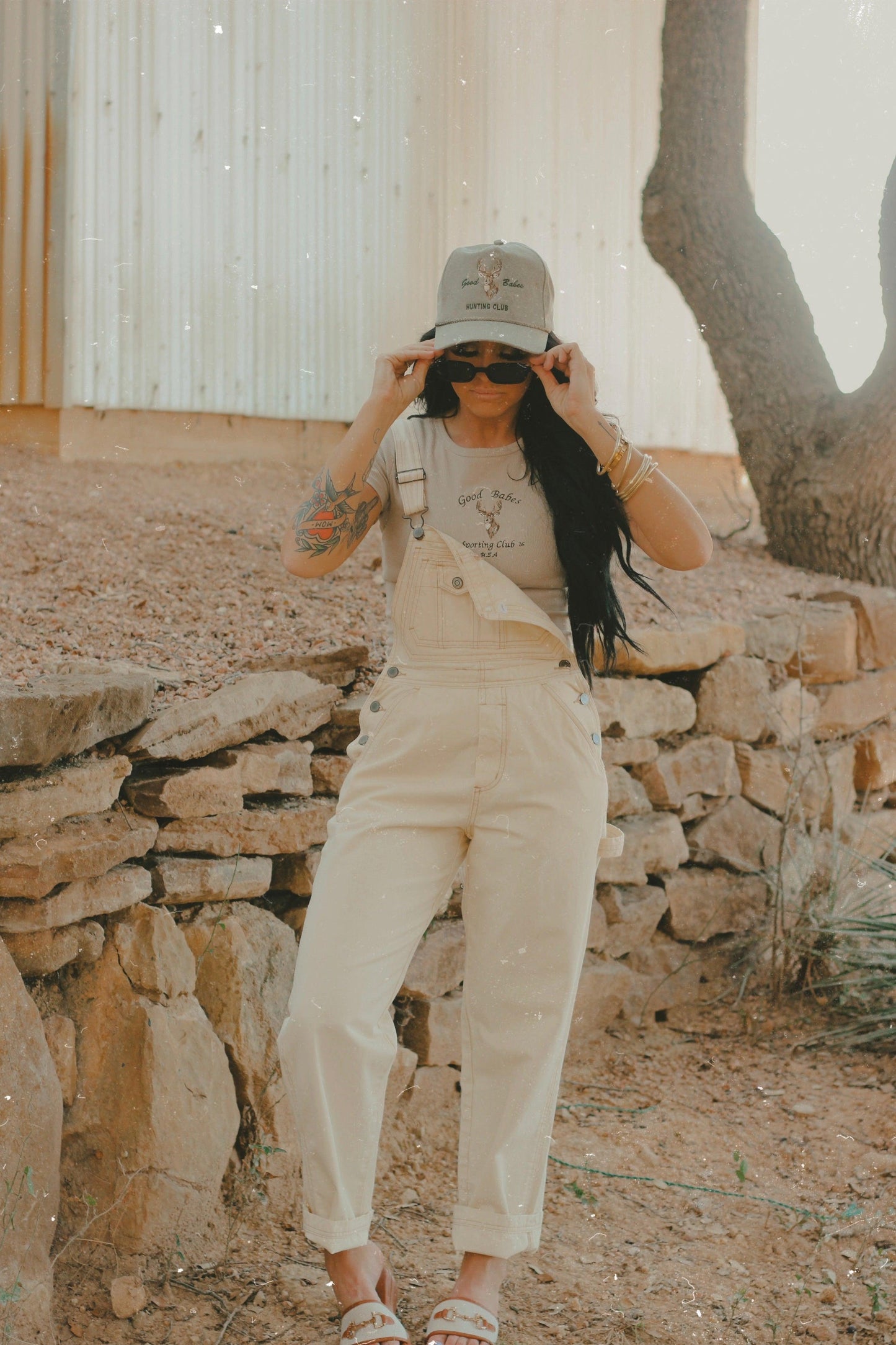 The Danny Overalls in Linen