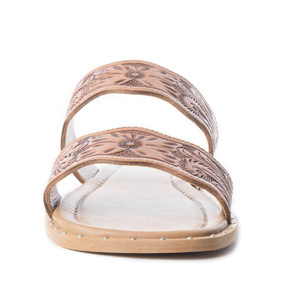 Santa Fe Daisy Leather Sandals