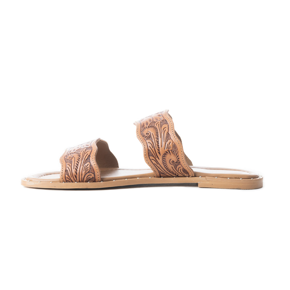 Santa Fe Daisy Leather Sandals