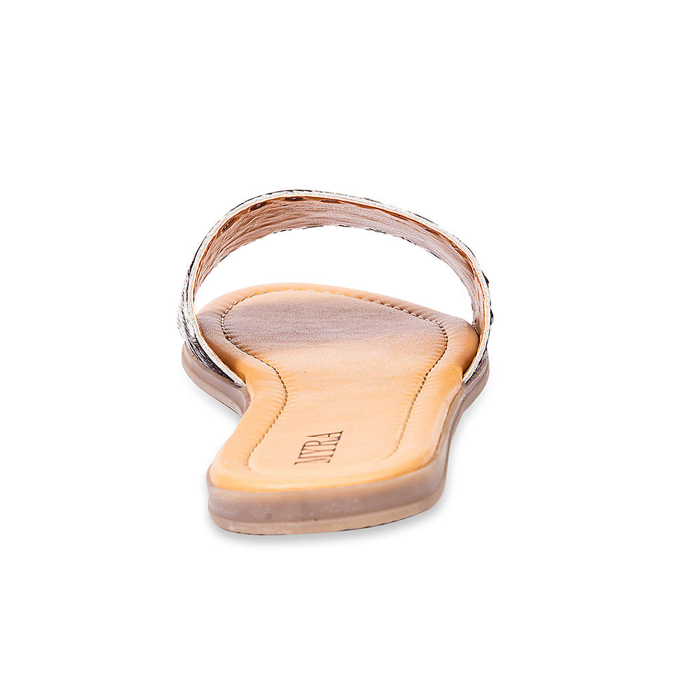 Dark Hair-On Leather Flip Flops