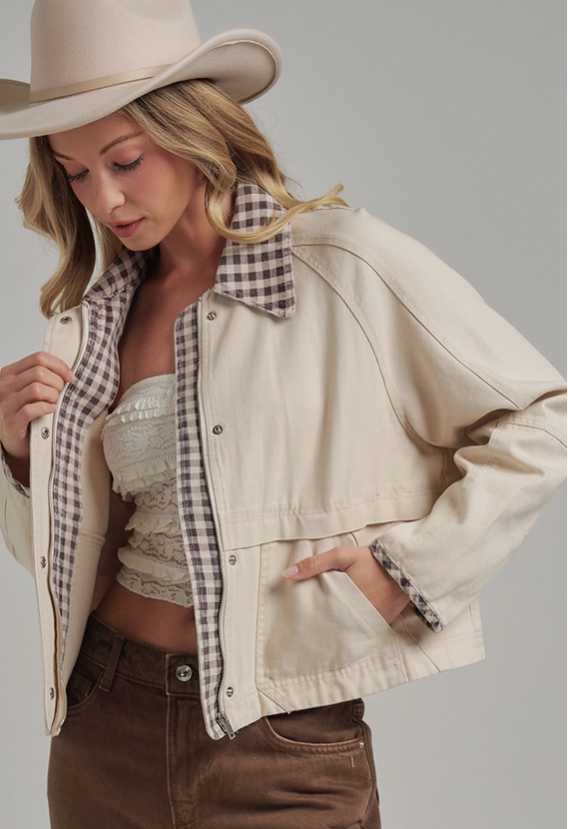 Harvest Air Gingham Jacket