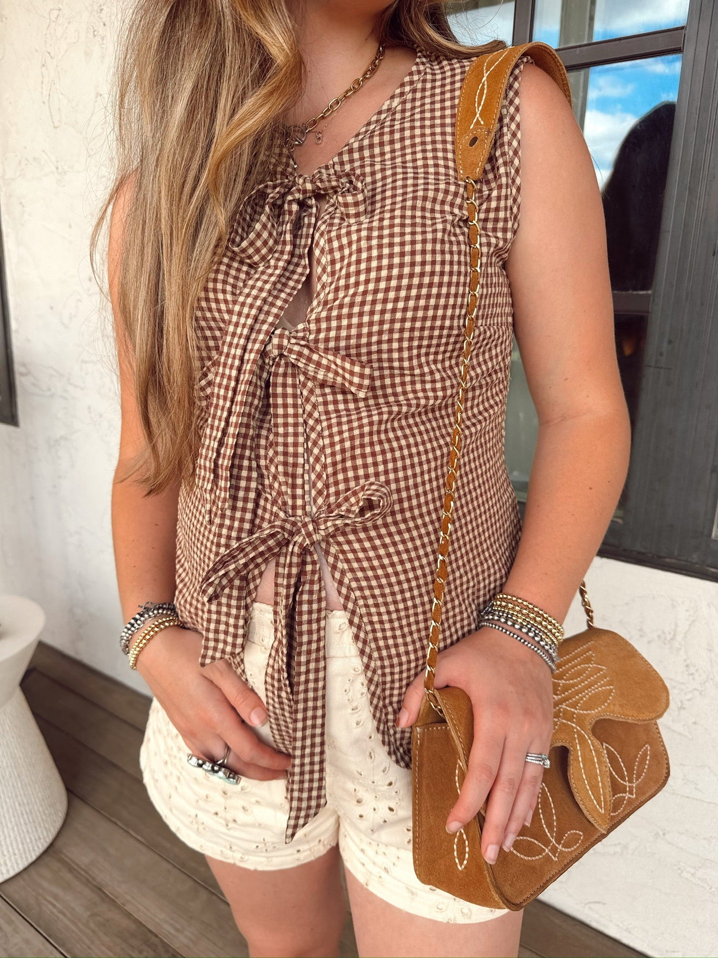 The Gingham Vest