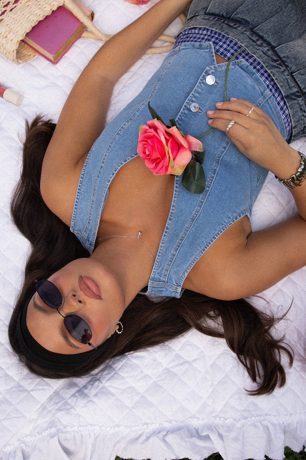 Bad Habit Denim Top
