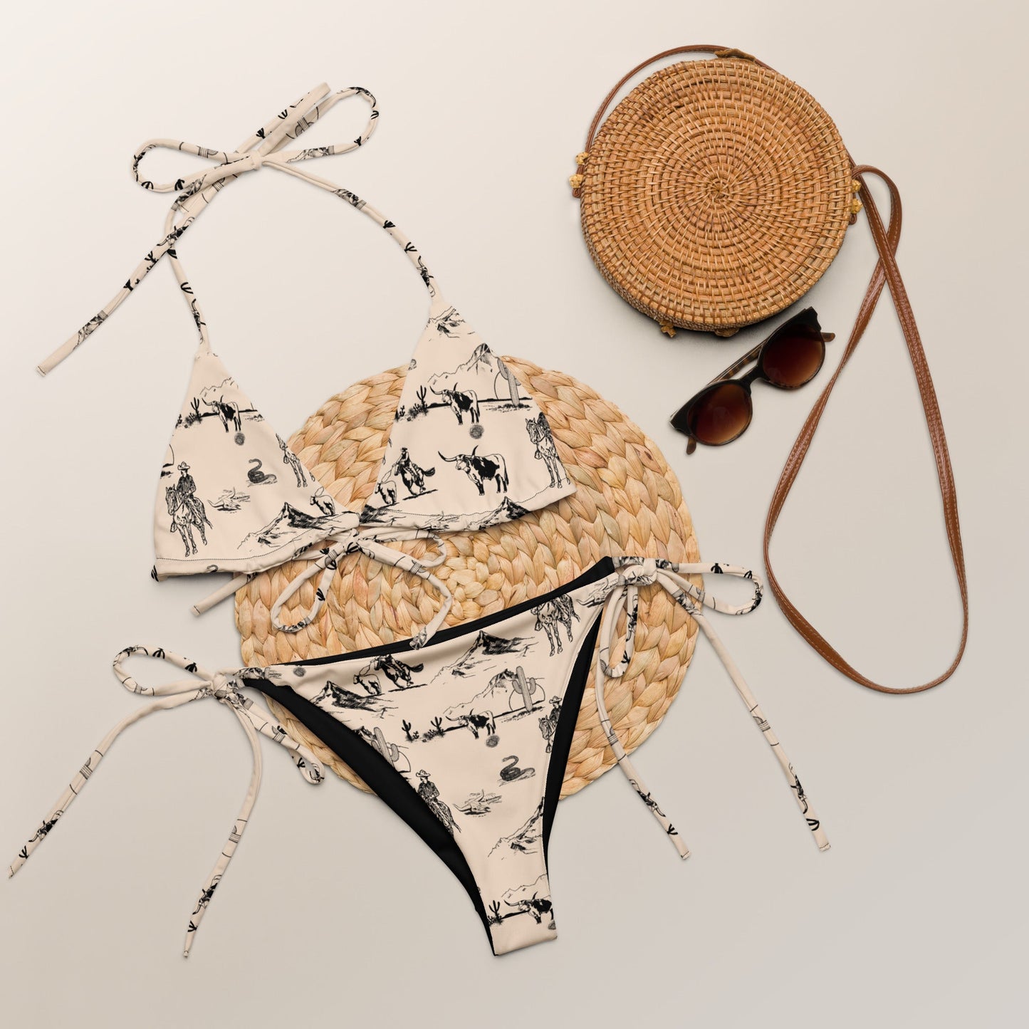 Cowboy Ranch String Bikini