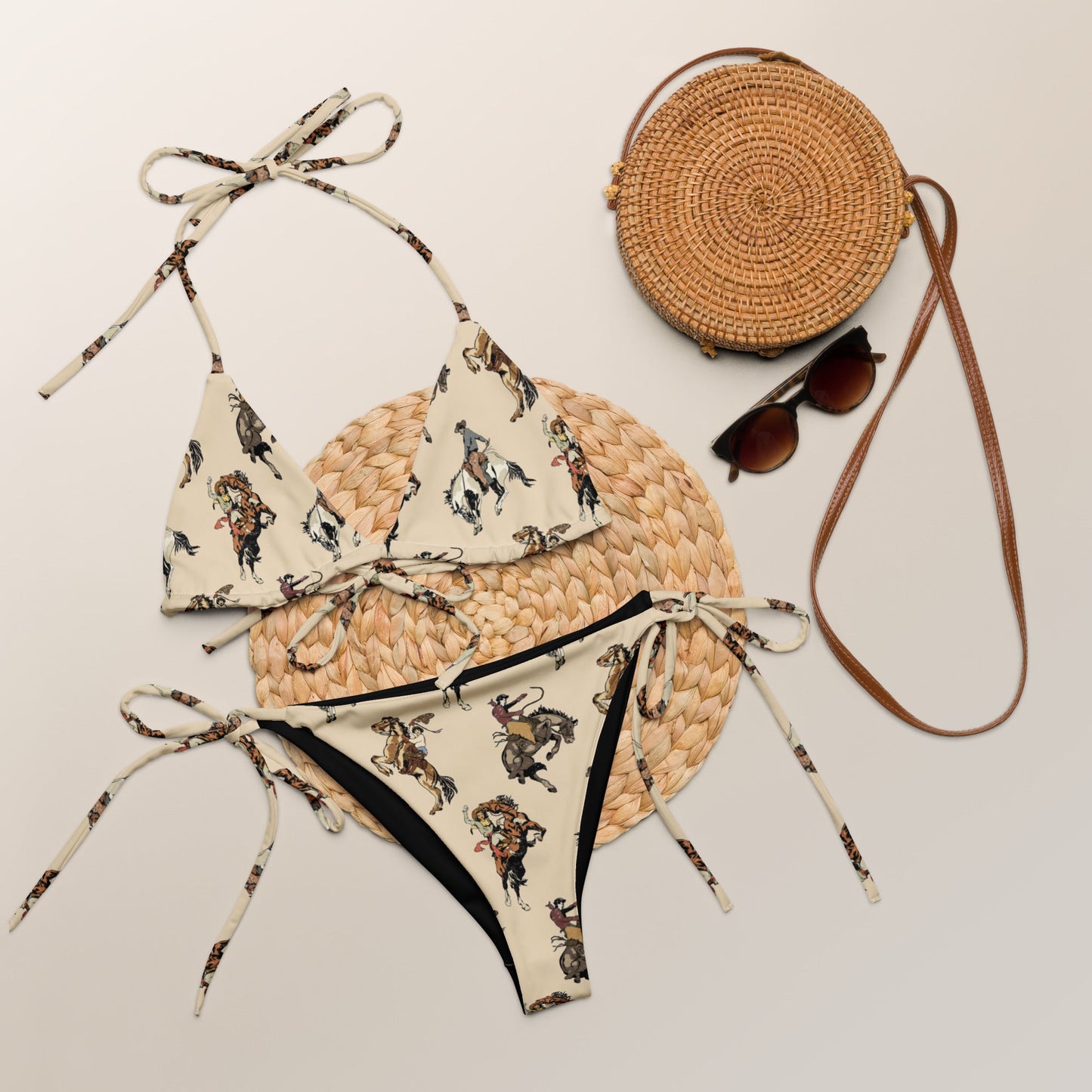 Vintage Cowgirl String Bikini