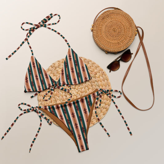 Aztec String Bikini Set