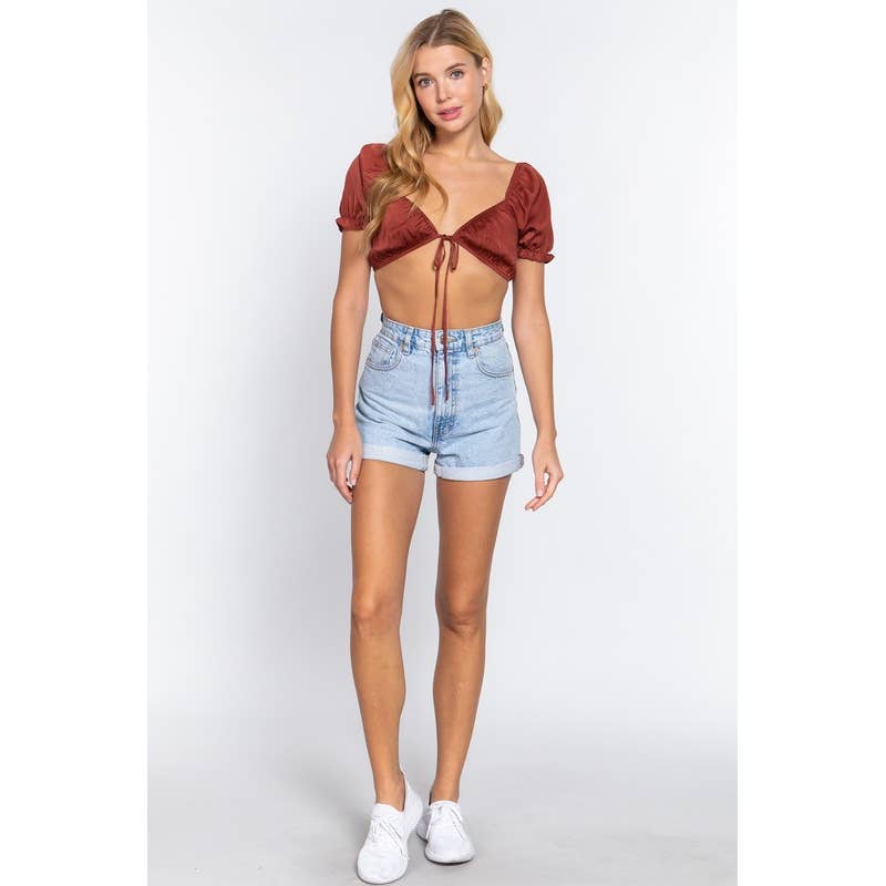 Karen's Rust Crop Top