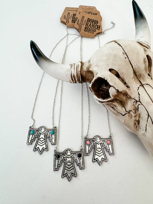 Western Thunderbird Pendant Necklace