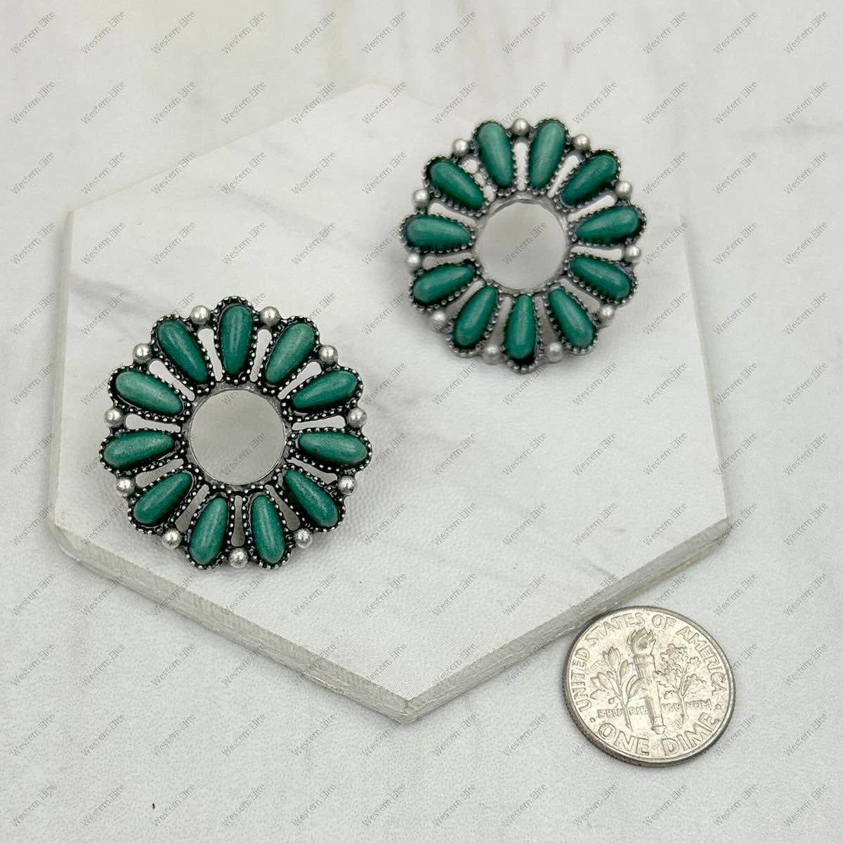 Turquoise Stone Earrings
