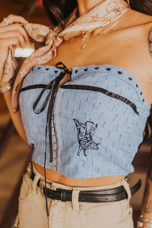 The Bull Rider Crop Top