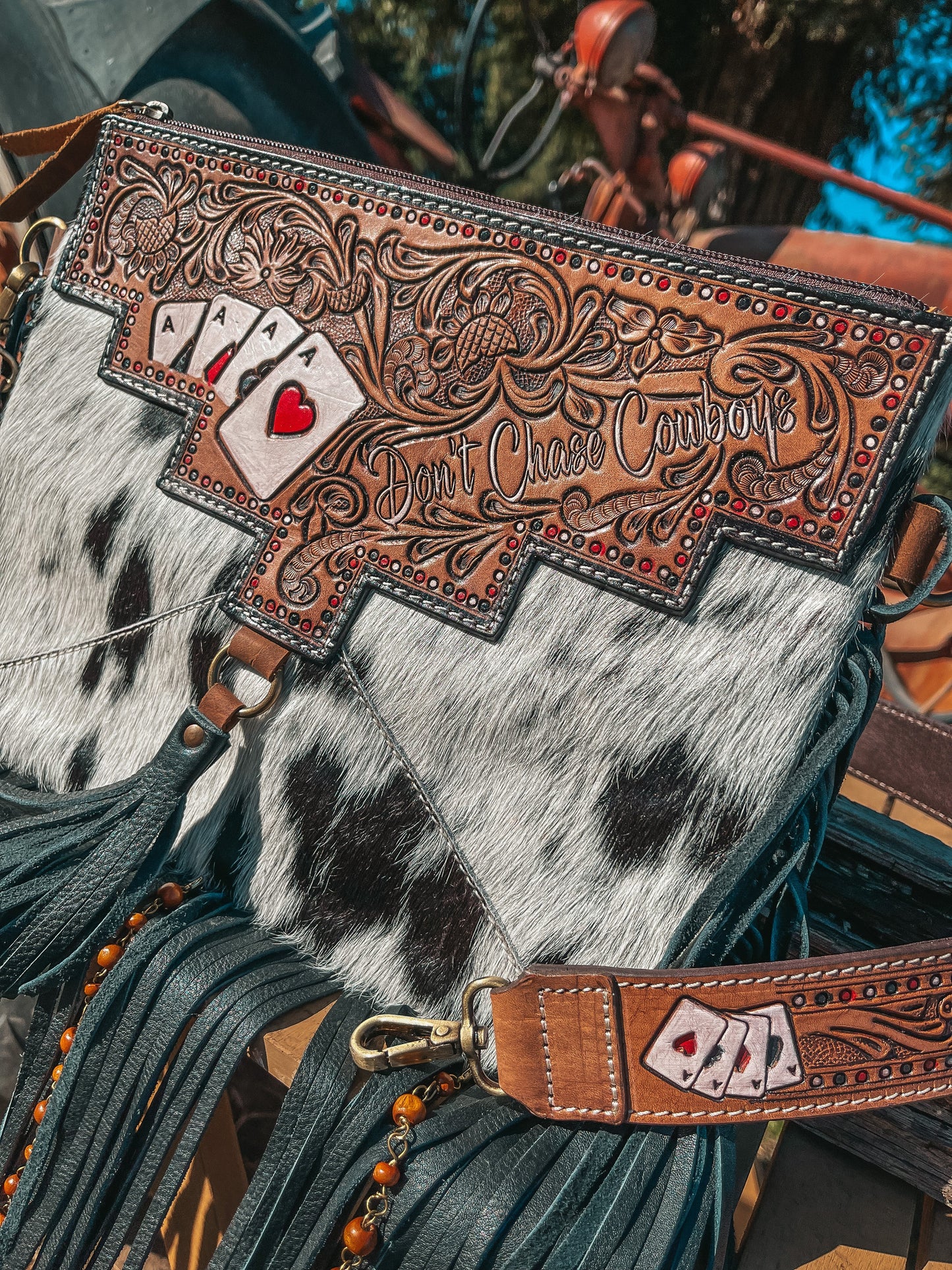 Don’t Chase Cowboys Crossbody