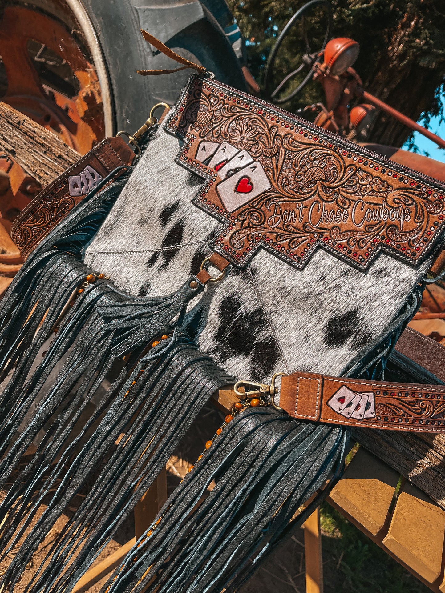 Don’t Chase Cowboys Crossbody