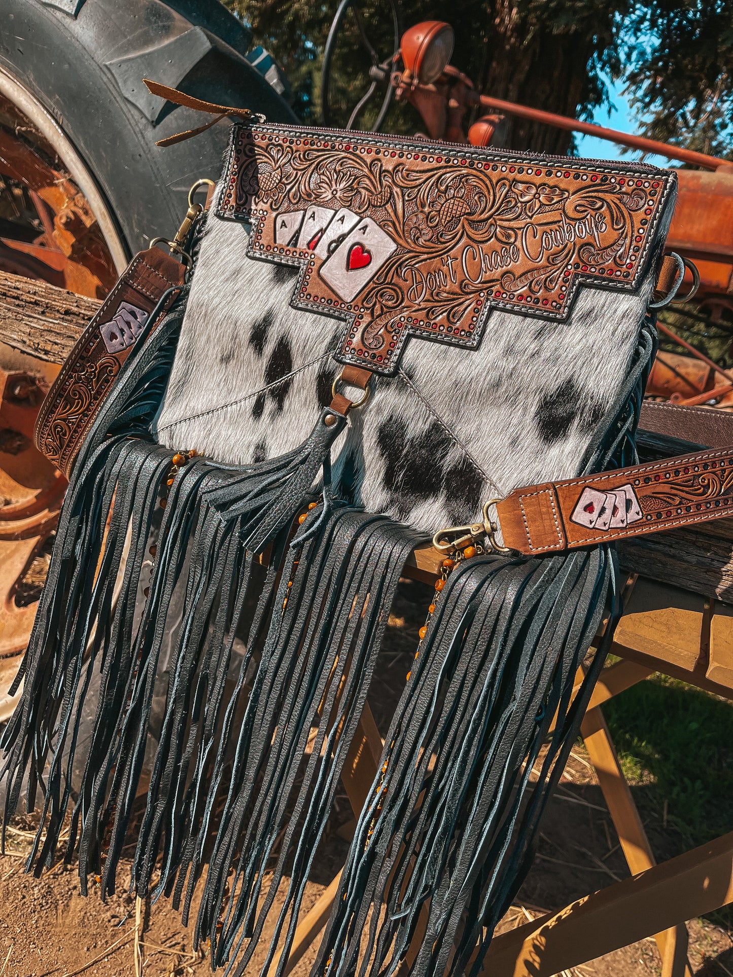 Don’t Chase Cowboys Crossbody