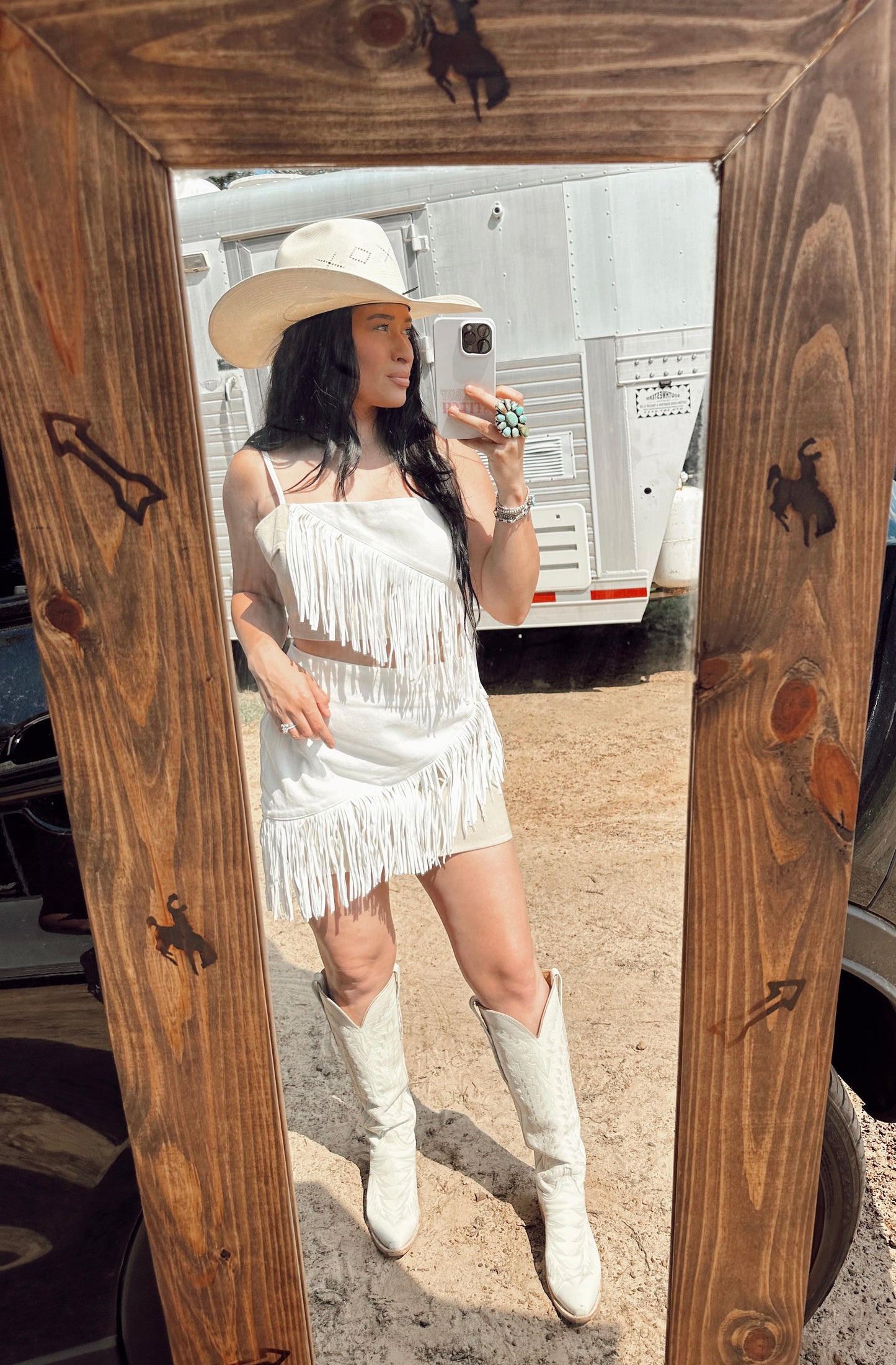 The Annie Fringe Skirt