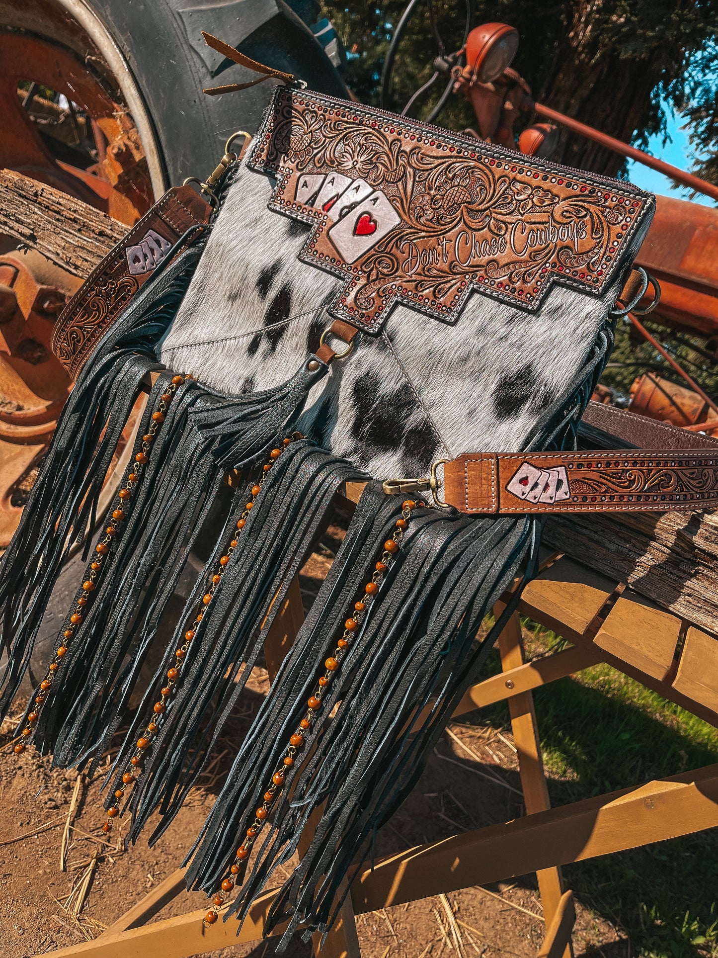 Don’t Chase Cowboys Crossbody