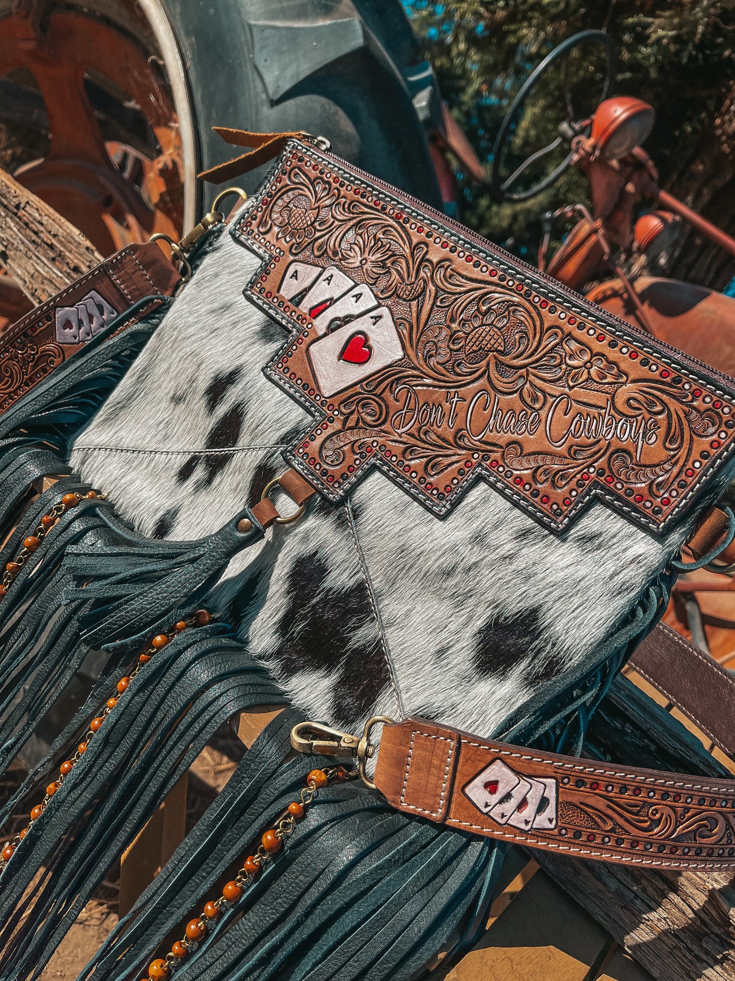 Don’t Chase Cowboys Crossbody