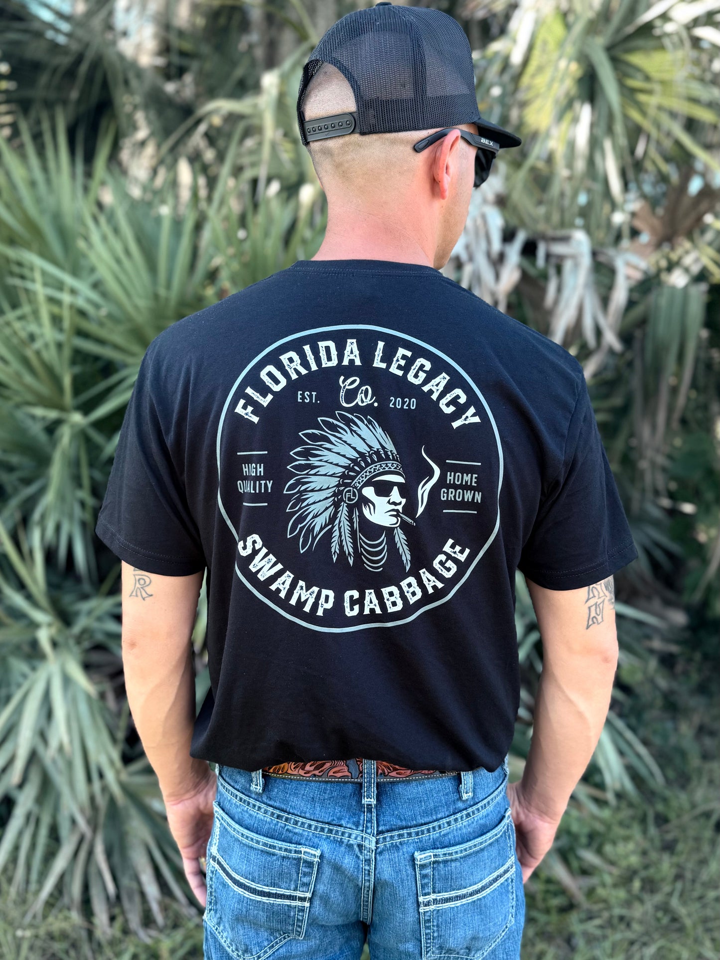 Midnight Swamp Cabbage Tee