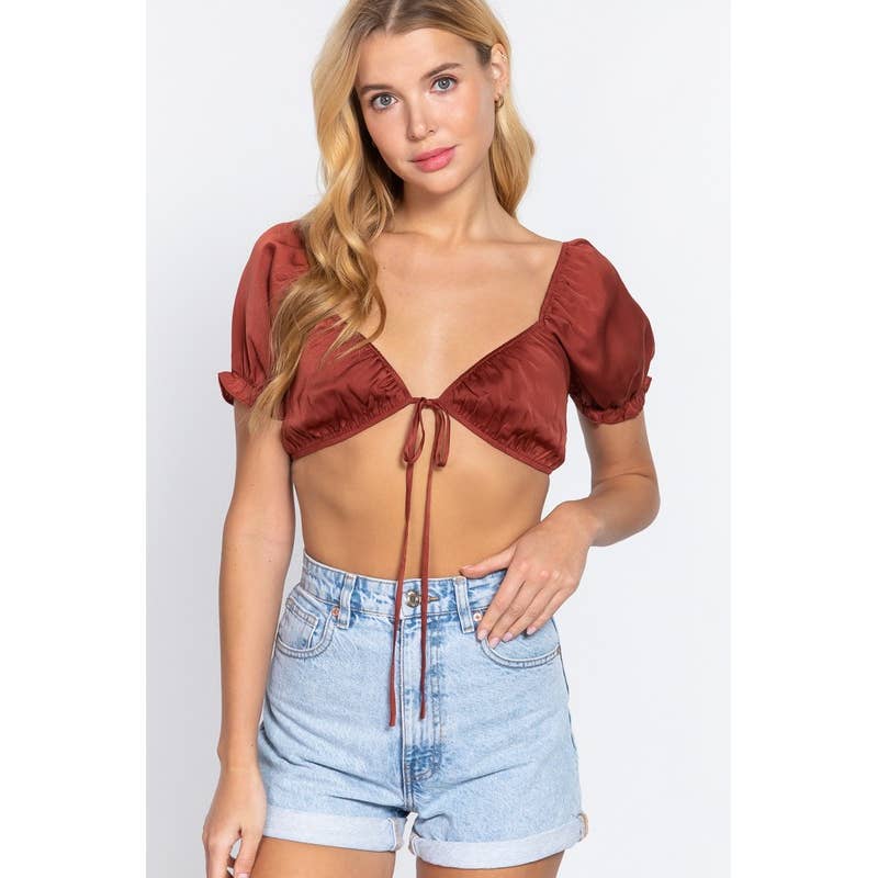 Karen's Rust Crop Top