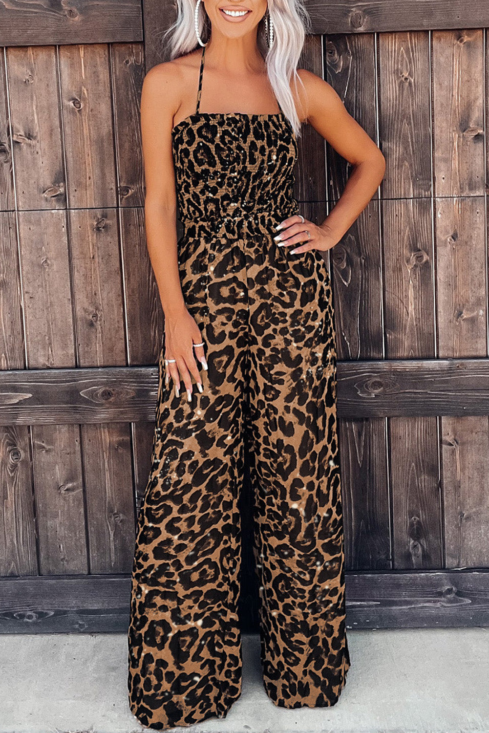 Megan's Leopard Print Jumpsuit