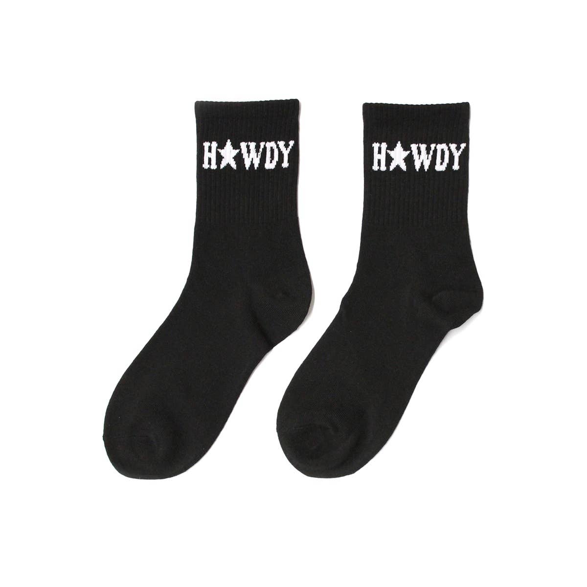 Howdy Crew Socks - White